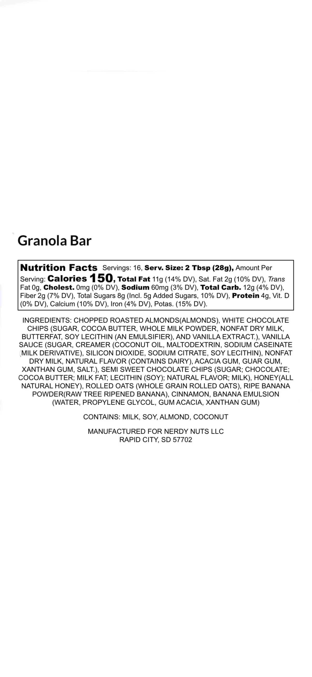 Banana Granola Bar Almond Butter Treat - Image 4