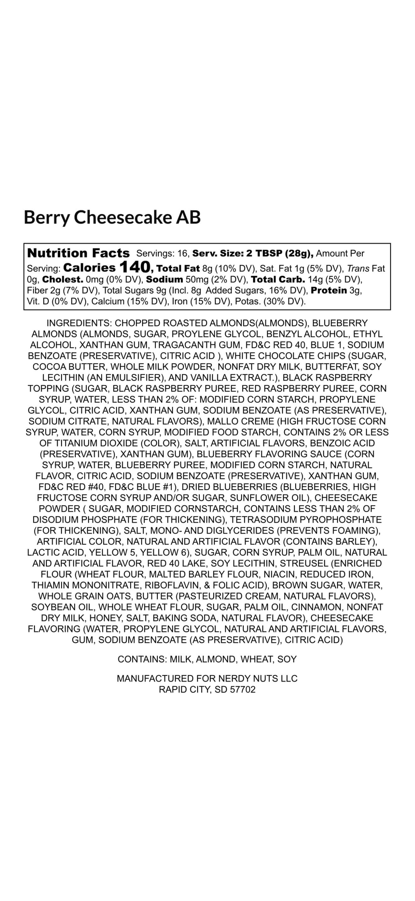 Berry Cheesecake Almond Butter Treat - Image 3