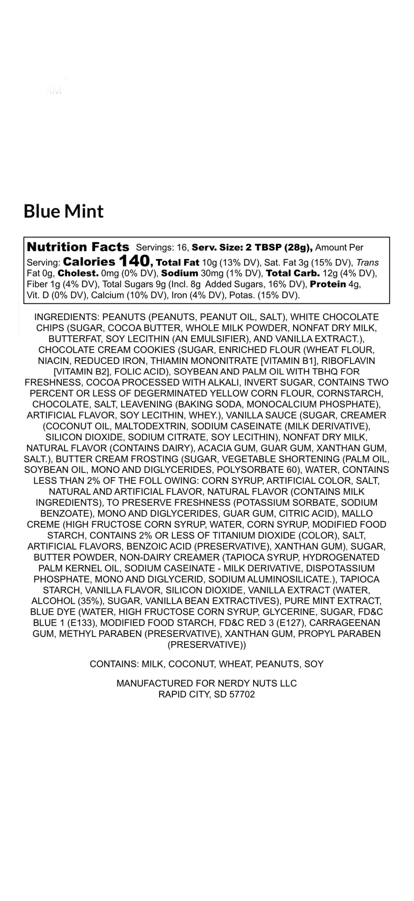 Blue Mint Peanut Butter Treat - Image 3