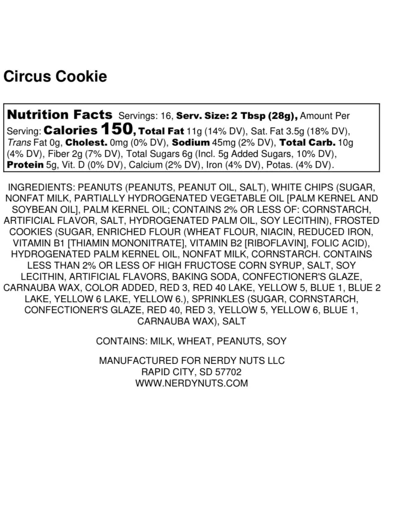 Circus Cookie Peanut Butter Treat - Image 3
