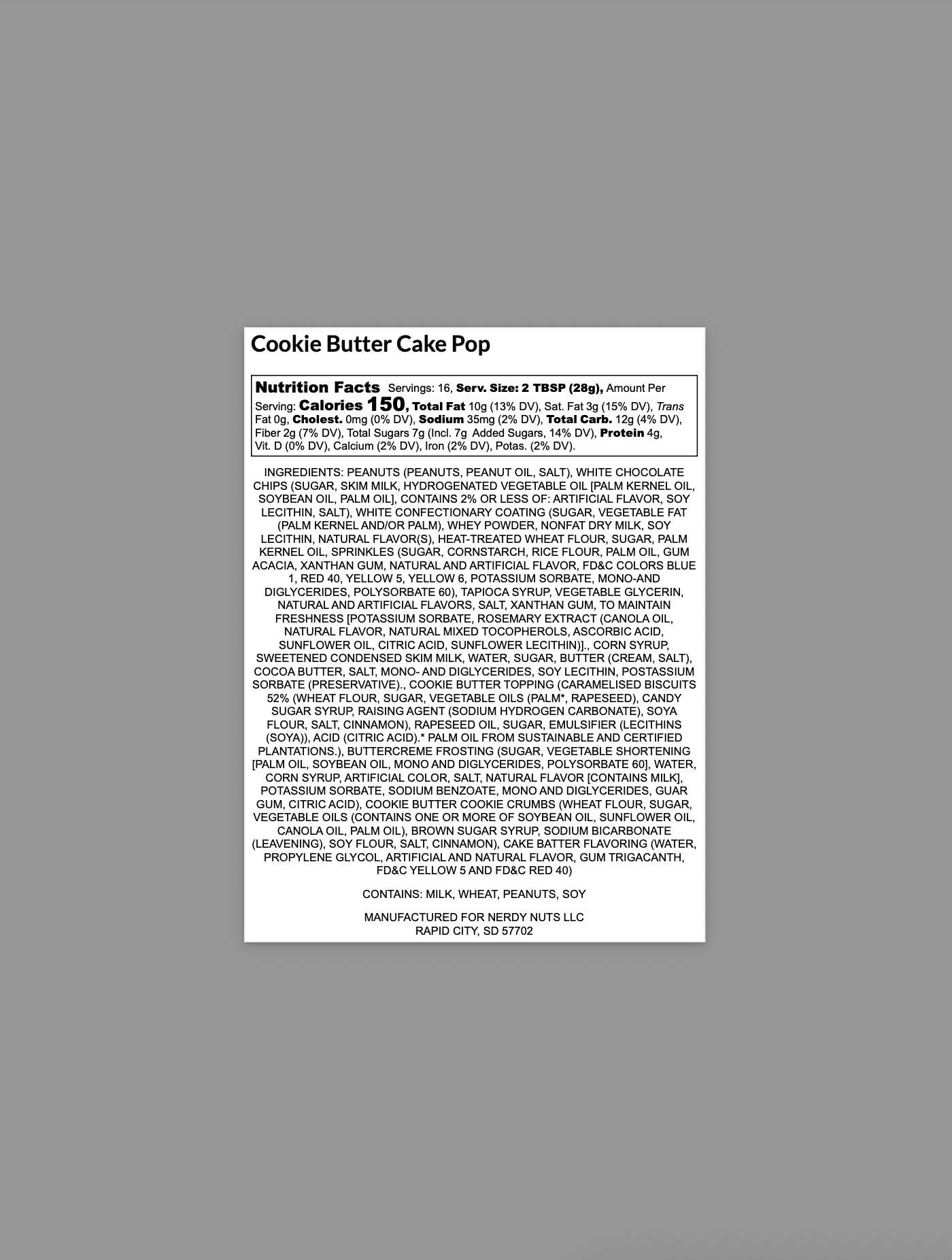 Cookie Butter Cake Pop Peanut Butter Treat - Image 4