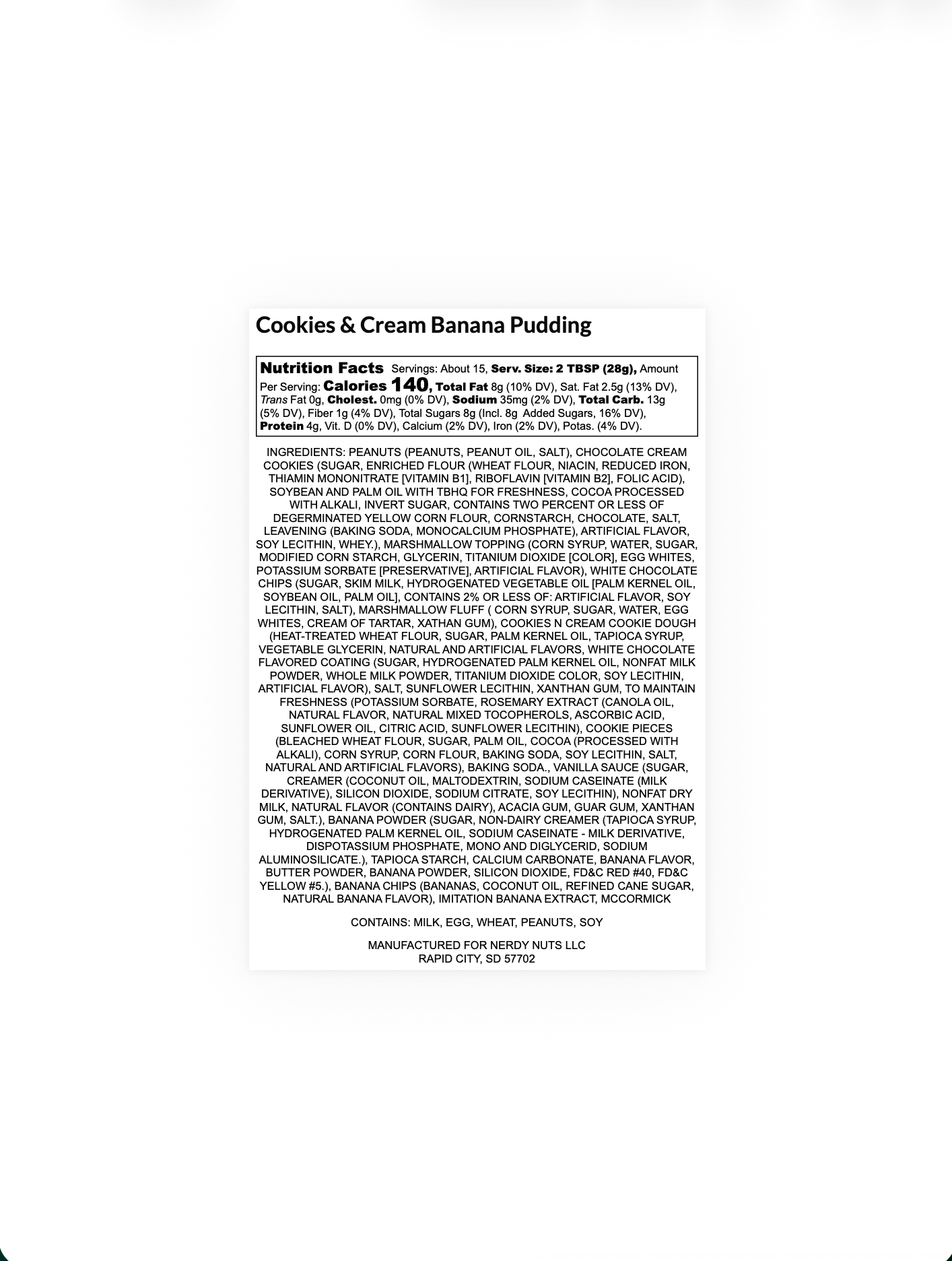 Cookies & Cream Banana Pudding Peanut Butter Treat - Image 4