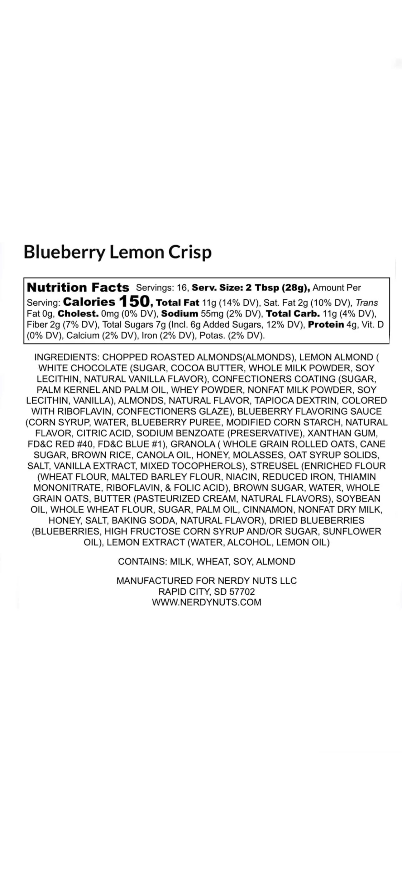 Blueberry Lemon Crisp Almond Butter Treat - Image 4