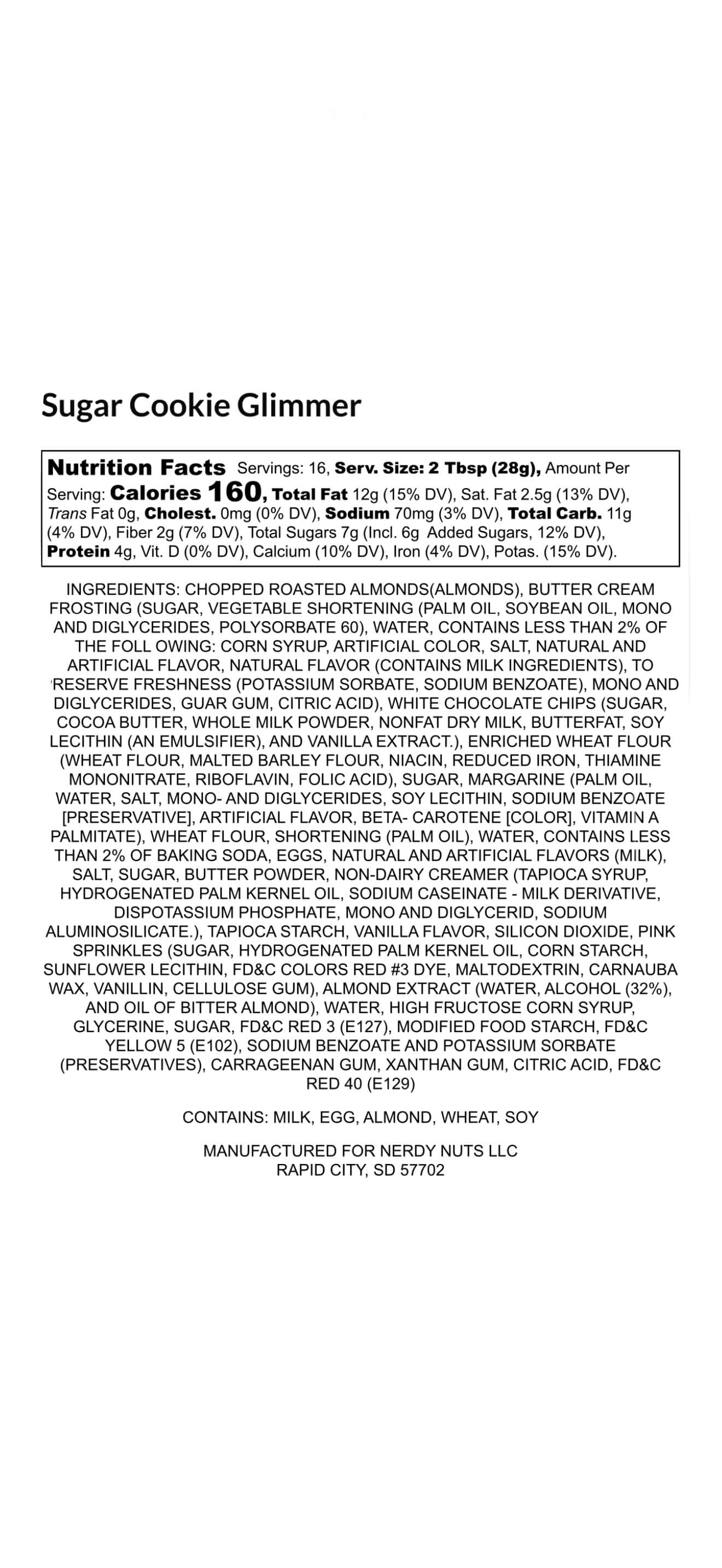 Glimmer Sugar Cookie Almond Butter Treat - Image 4