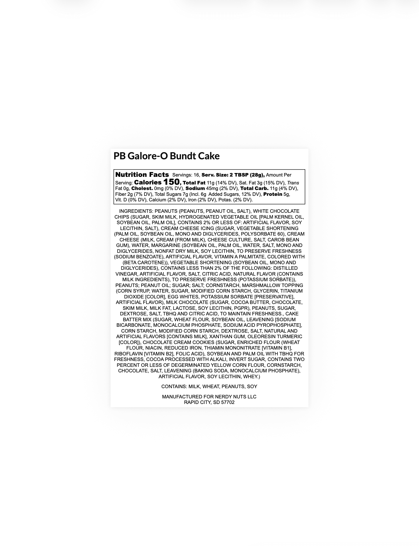 PB Galore-O Bundt Cake Peanut Butter Treat - Image 4