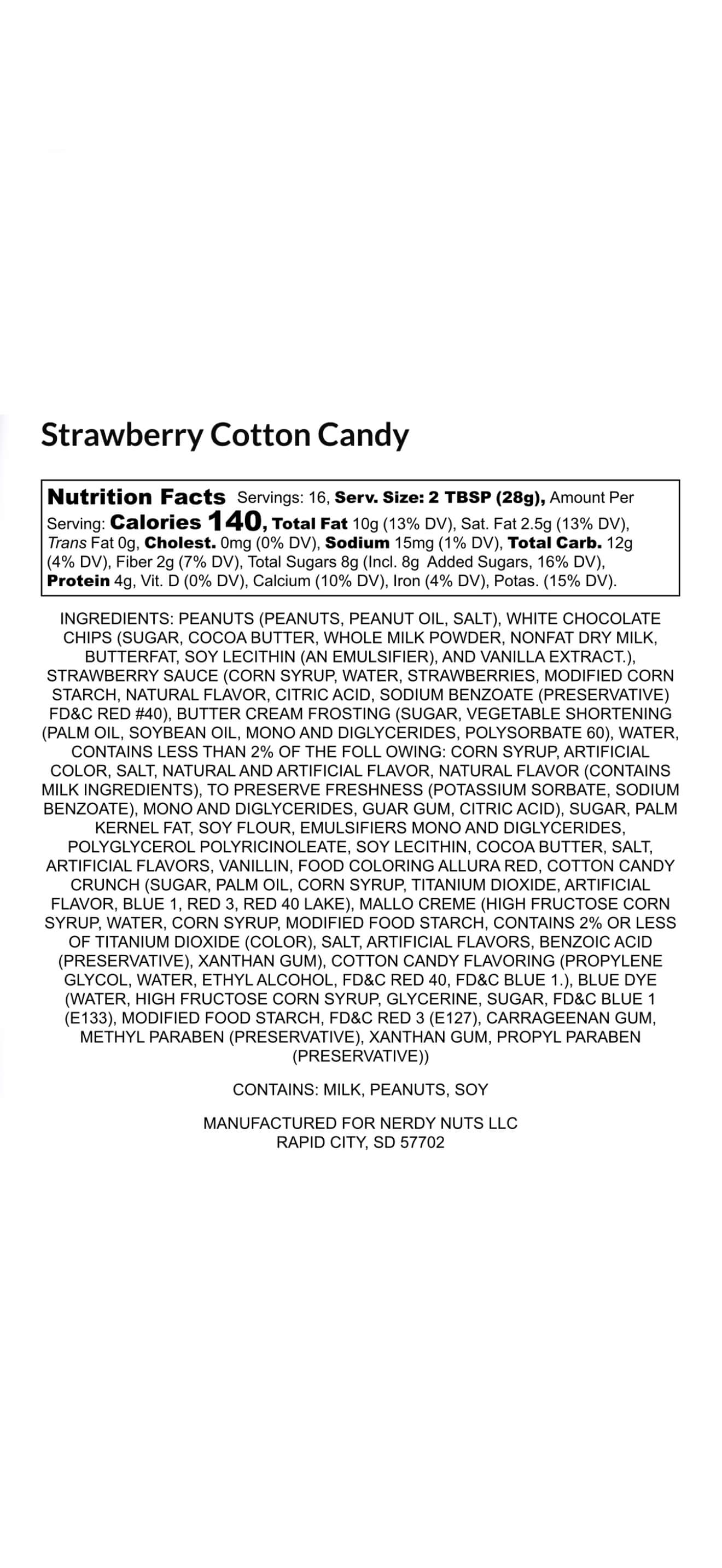 Strawberry Cotton Candy Peanut Butter Treat - Image 3